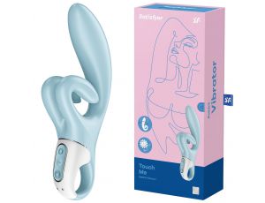 Wibrator króliczek Satisfyer Touch Me niebieski USB