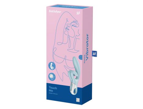 Wibrator króliczek Satisfyer Touch Me niebieski USB - 11