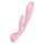 Wibrator króliczek Satisfyer Triple Oh różowy z 3 silnikami USB