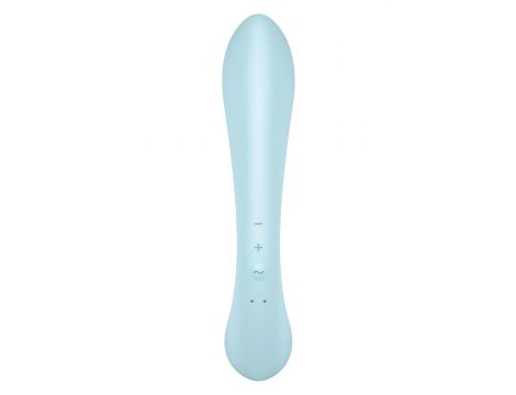 Wibrator króliczek Satisfyer Triple Oh jasnoniebieski USB wodoodporny - 4
