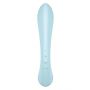 Wibrator króliczek Satisfyer Triple Oh jasnoniebieski USB wodoodporny - 5