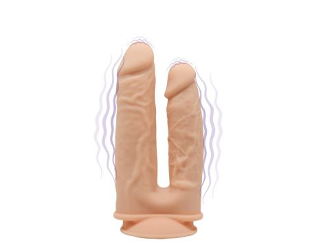 Wibrator podwójny Silexd silikonowy z przyssawką USB - 2