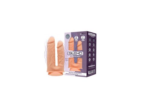 Wibrator podwójny Silexd silikonowy z przyssawką USB - 3