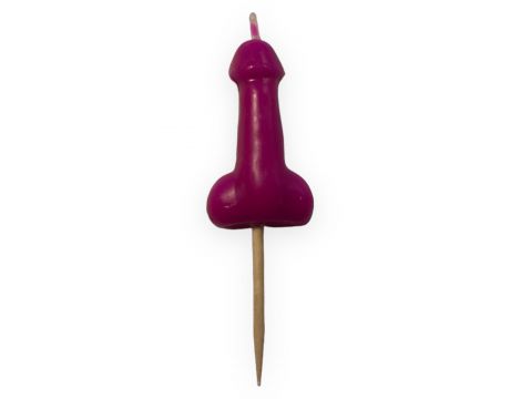 Świeczki w kształcie penisa Kinky Pleasure różowe 5 sztuk - 2