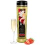 Olejek do masażu erotycznego Shunga Romance truskawka szampan 240 ml - 3