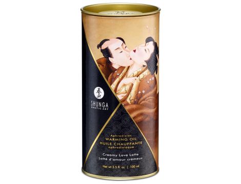 Olejek rozgrzewający do masażu Shunga Creamy Love Latte - 3