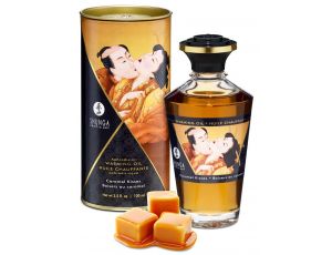 Olejek rozgrzewający do masażu Shunga Caramel Kisses 100 ml