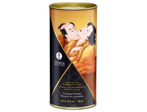 Olejek rozgrzewający do masażu Shunga Caramel Kisses 100 ml - 3