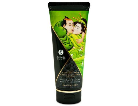 Smakowy krem do masażu Exotic Green Tea Shunga 200 ml