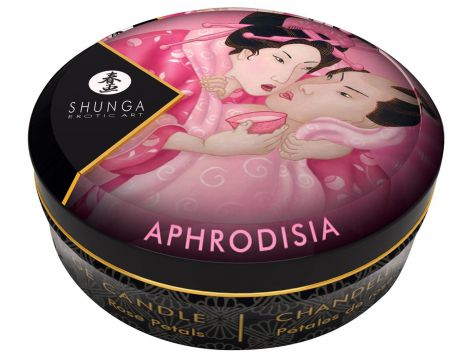 Mini Świeca do Masażu Różana Shunga 30ml - 2