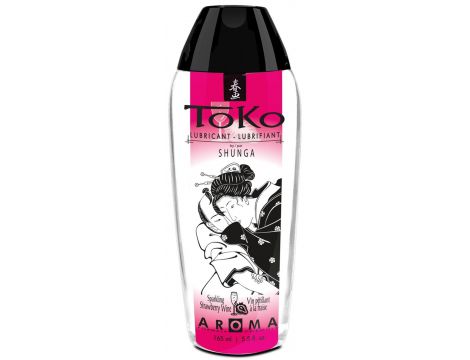 Lubrykant smakowy Toko Aroma Strawberry Sparkling Wine Shunga 165ml