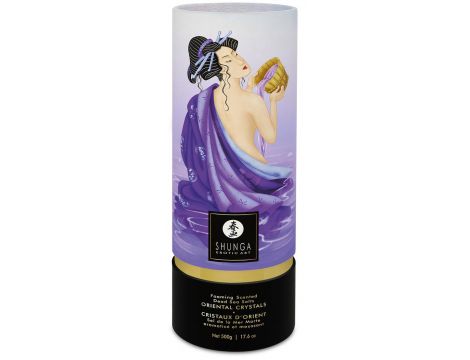 Sól do kąpieli Shunga Oriental Crystals owoce egzotyczne fioletowa