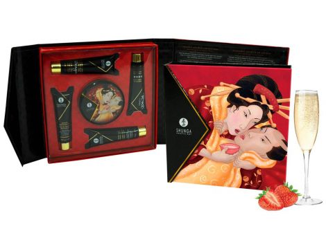 Zestaw Shunga Geisha's Secret Truskawkowo Szampański - 3