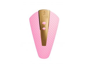 Stymulator łechtaczki Shunga Obi różowy silikonowy USB 11 cm