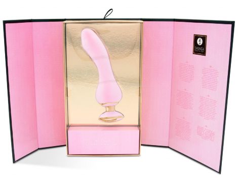 Wibrator punktu G Shunga Sanya silikonowy różowy USB 18,5 cm - 6
