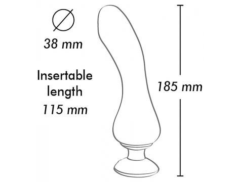 Wibrator punktu G Shunga Sanya silikonowy czarny USB 18 cm - 3