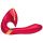 Stymulator łechtaczki Shunga Soyo malinowy silikonowy USB 17 cm