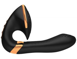 Wibrator Soyo Shunga czarny silikonowy USB
