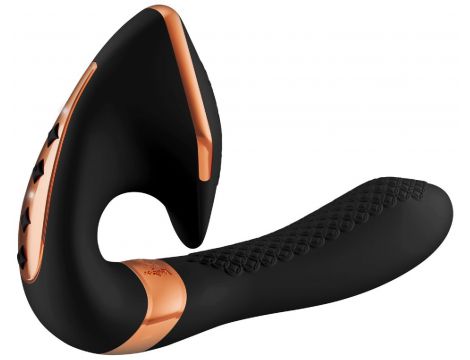 Wibrator Soyo Shunga czarny silikonowy USB - 3