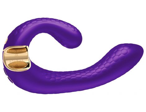 Wibrator punktu G Shunga Miyo fioletowy silikonowy USB - 3
