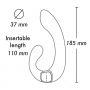 Wibrator punktu G Shunga Miyo fioletowy silikonowy USB - 5