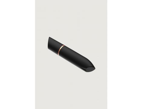 Mini wibrator Adrien Lastic Rocket czarny silikonowy USB 9 cm - 2