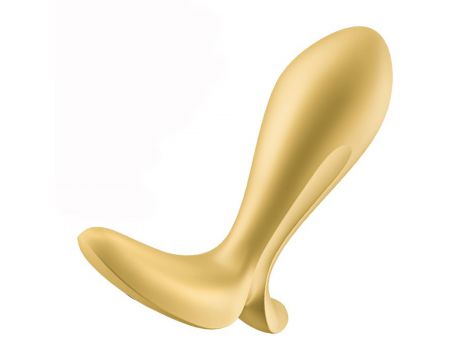 Plug wibrujący z aplikacją Satisfyer Intensity złoty USB - 2
