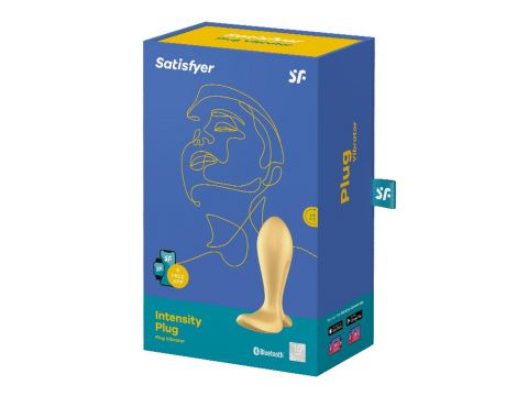 Plug wibrujący z aplikacją Satisfyer Intensity złoty USB - 7