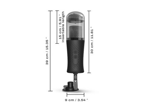 Automatyczny masturbator Thrust Blow Dorcel z przyssawką 15 cm USB - 3