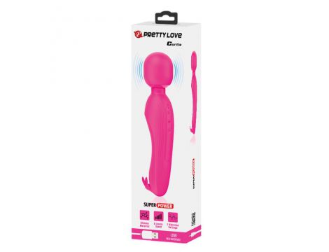 Wibrator króliczek silikonowy Pretty Love Curtis magenta USB - 7