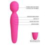 Wibrator króliczek silikonowy Pretty Love Curtis magenta USB - 6