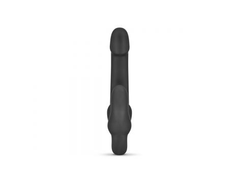 Samonośny strapon Morgan No Parts silikonowy 22 cm czarny - 4