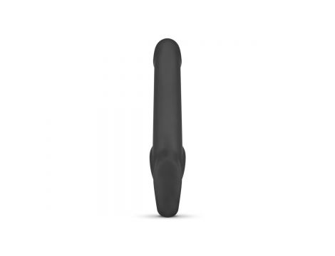 Samonośny strapon Morgan No Parts silikonowy 22 cm czarny - 6