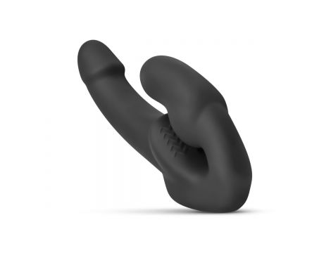 Samonośny strapon Morgan No Parts silikonowy 22 cm czarny - 8