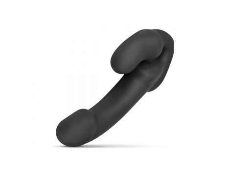 Samonośny strapon Morgan No Parts silikonowy 22 cm czarny - 9