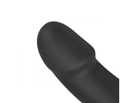 Samonośny strapon Morgan No Parts silikonowy 22 cm czarny - 10