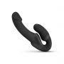 Samonośny strapon Morgan No Parts silikonowy 22 cm czarny - 2