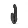 Samonośny strapon Morgan No Parts silikonowy 22 cm czarny - 6