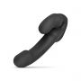 Samonośny strapon Morgan No Parts silikonowy 22 cm czarny - 10