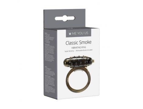 Pierścień erekcyjny wibrujący Me You Us Classic Smoke - 3