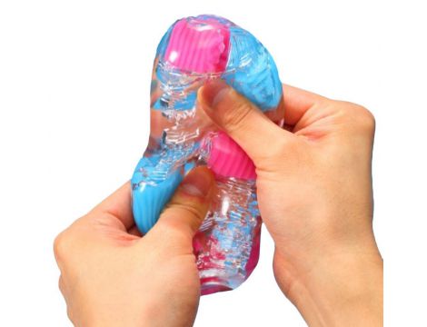 Masturbator Tenga Bobble Crazy Cubes przezroczysty 14 cm - 6
