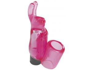 Wibrator króliczek Me You Us Mini Bunny na palec różowy 9 cm