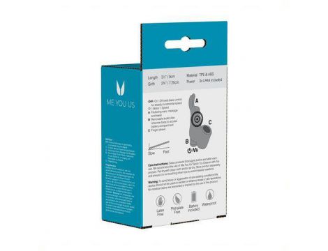 Wibrator króliczek Me You Us Mini Bunny na palec różowy 9 cm - 4