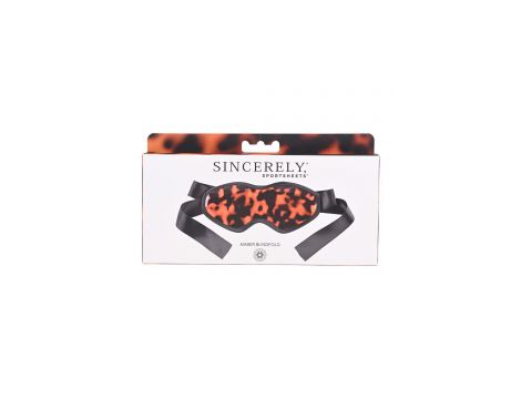 Opaska na oczy Sportsheets Amber satynowa - 7