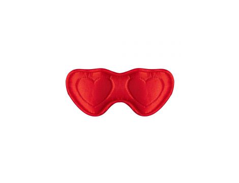 Opaska na oczy Sportsheets Amor satynowa czerwona - 2