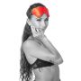 Opaska na oczy Sportsheets Amor satynowa czerwona - 2