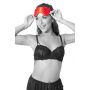 Opaska na oczy Sportsheets Amor satynowa czerwona - 5