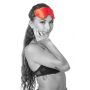 Opaska na oczy Sportsheets Amor satynowa czerwona - 7