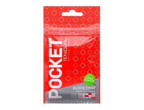 Masturbator kieszonkowy Tenga Pocket Block Edge