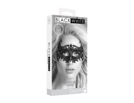 Maska Koronkowa na Oczy Ouch Empress Czarna - 6